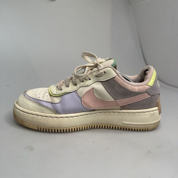 Nike Air Force 1 Shadow Cashmere Pale Coral Women's US 9 UK 6.5 EU 40.5 GUC - Picture 6 of 16